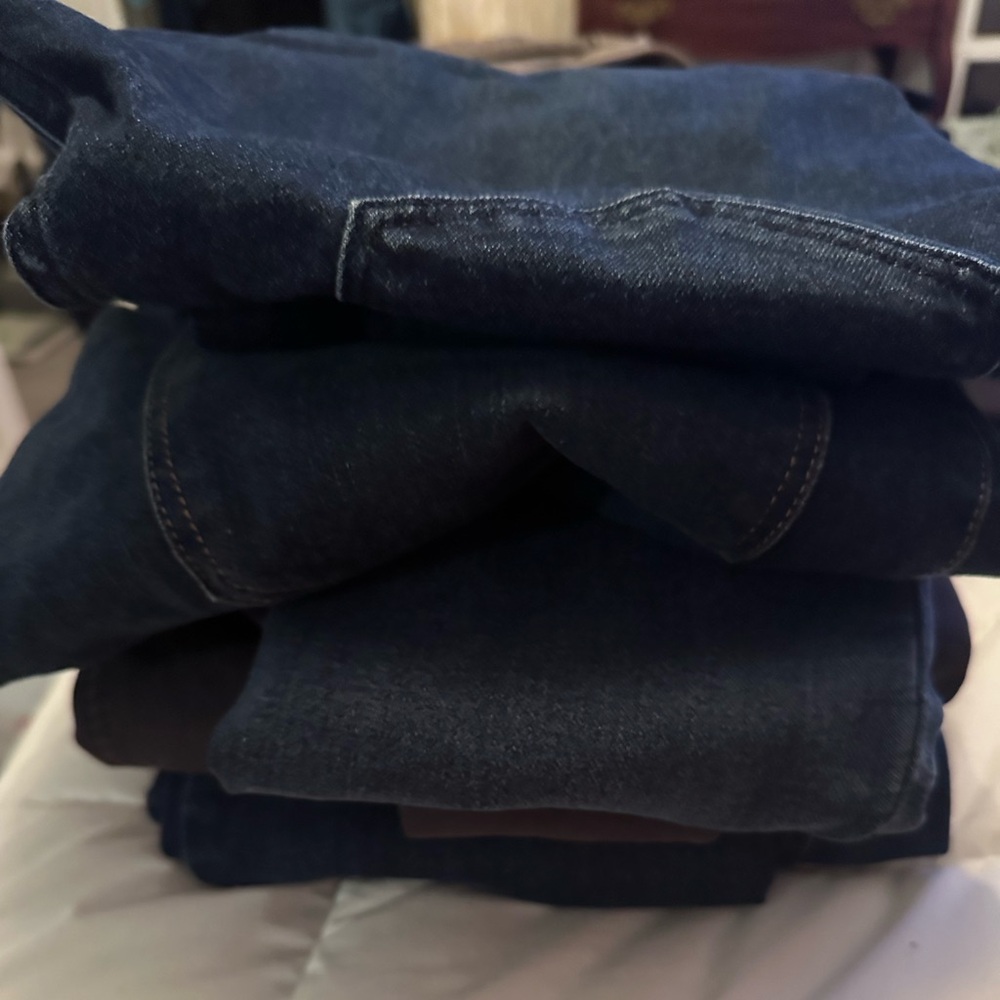 Jeans LOT: 5 pair, Size 12 short Gap, Old Navy, Nicole Miller